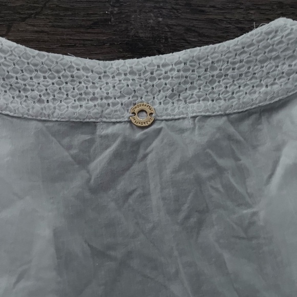 ODADEMAR long sleeve white cover up sz small - Picture 9 of 10